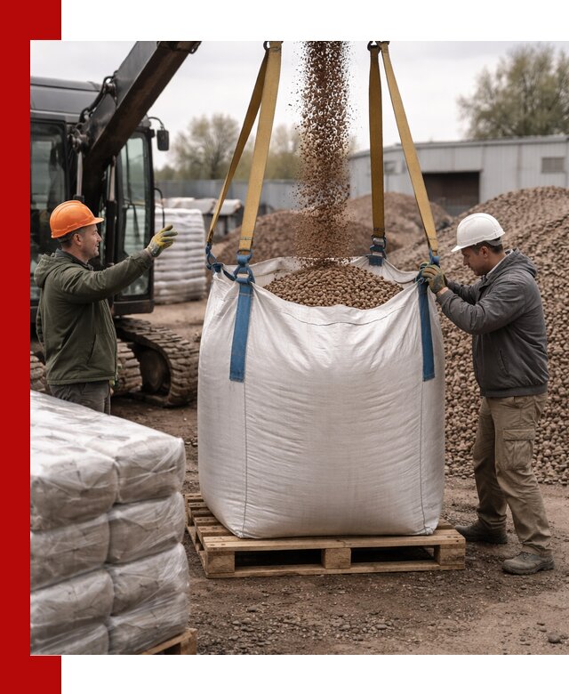 Керамзит в биг-бегах с доставкой в Белогорске
