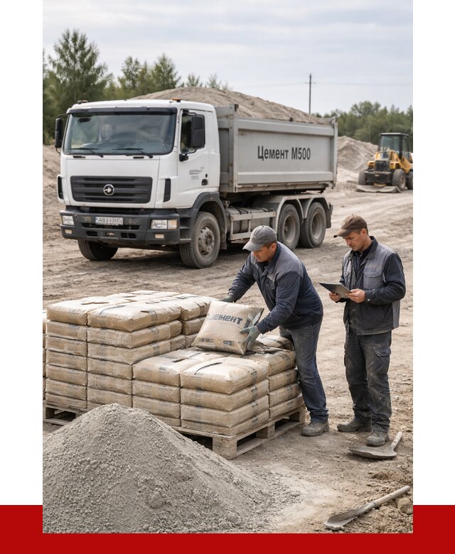 Купить цемент м500 с доставкой в Белогорске от 5305 р. | ПРОНЕРУДБгк