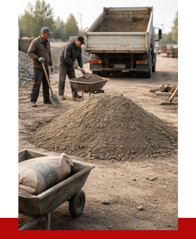 Цементно-песчаная смесь М150 в Белогорске от 4795 р. | ПРОНЕРУДБгк