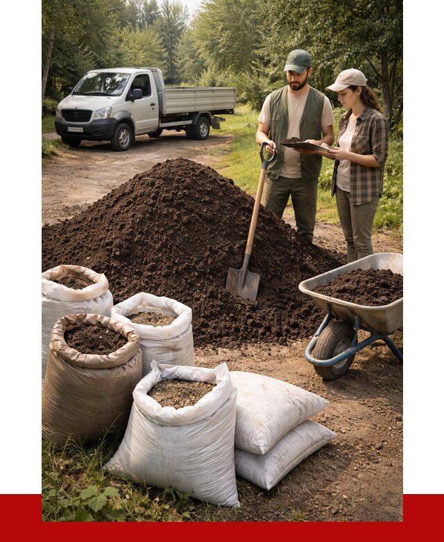 Купить грунт с доставкой в Белогорске от 4591 р. за м3 | ПРОНЕРУДБгк