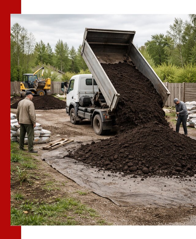 Доставка качественного почвогрунта в Белогорске оптом и в розницу