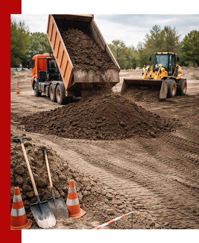 Поставка и доставка планировочного грунта в Белогорске