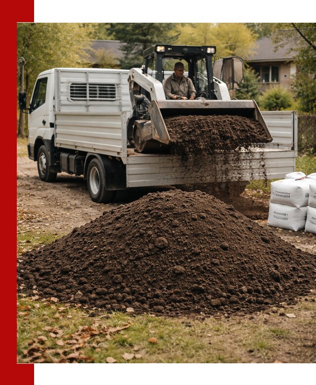 Доставка садовой земли в больших объёмах в Белогорске