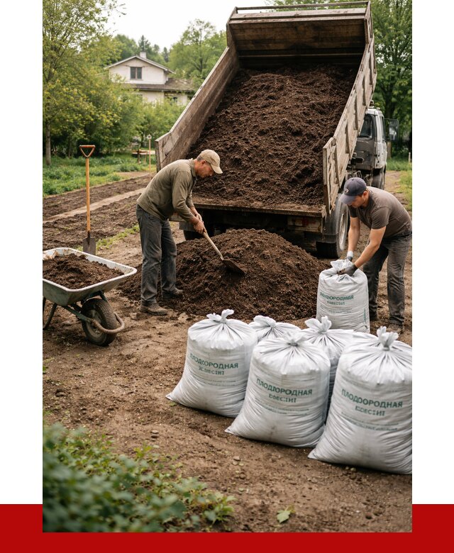 Плодородная смесь в Белогорске от 4285 р./куб с доставкой | ПРОНЕРУДБгк