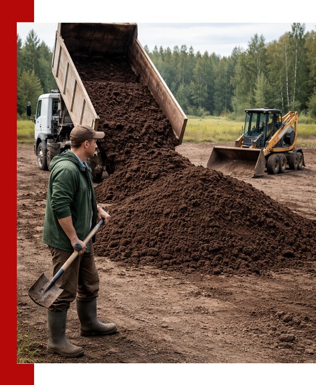 Купить верховой торф с доставкой в Белогорске для садоводства и растений