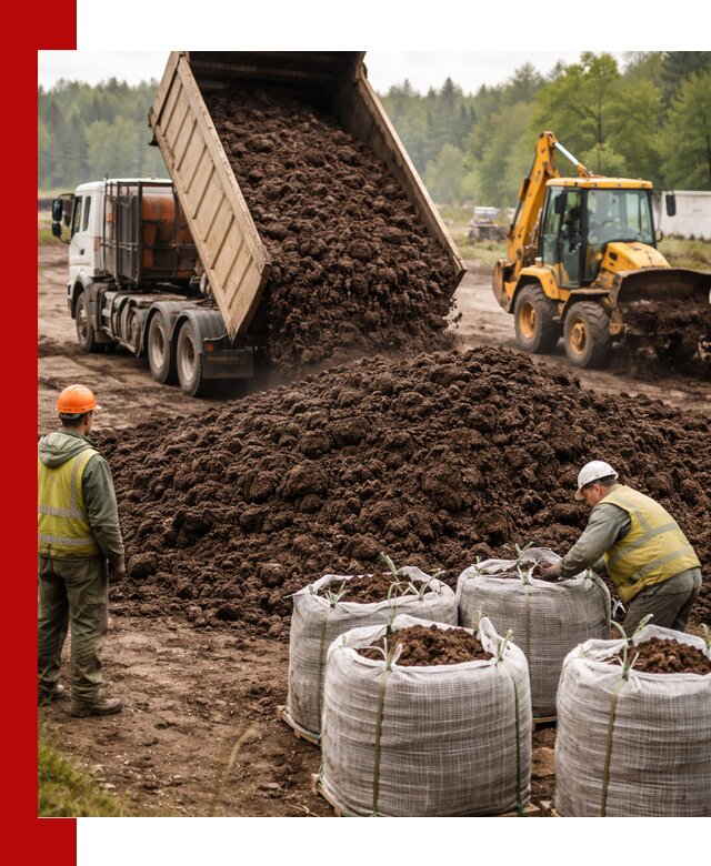 Доставка нейтрального торфа в Белогорске оптом и в розницу