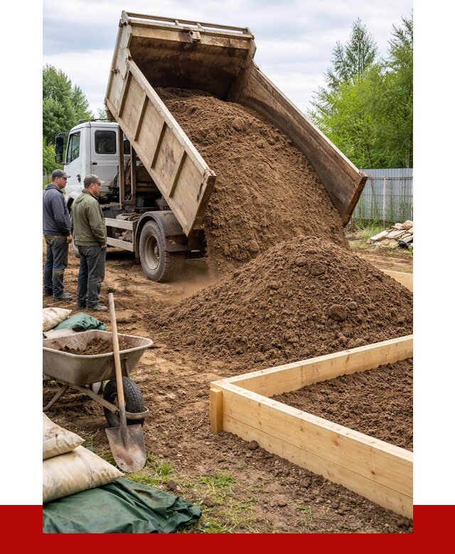 Торфо песчаная смесь в Белогорске с доставкой от 1887 р. | ПРОНЕРУДБгк