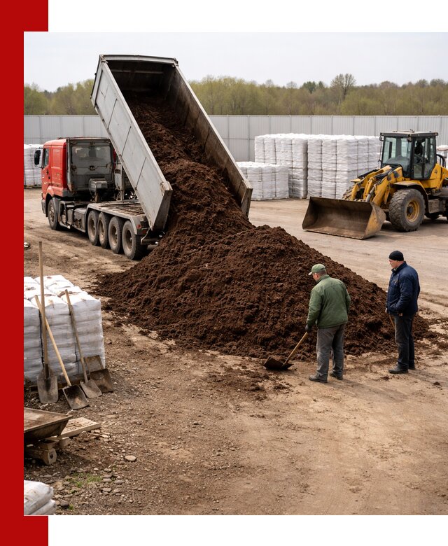 Доставка торфяных смесей оптом и в розницу в Белогорске