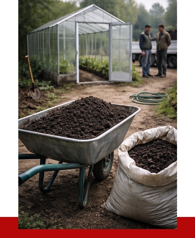 Чернозем для теплицы в Белогорске с доставкой от 1530 р. | ПРОНЕРУДБгк