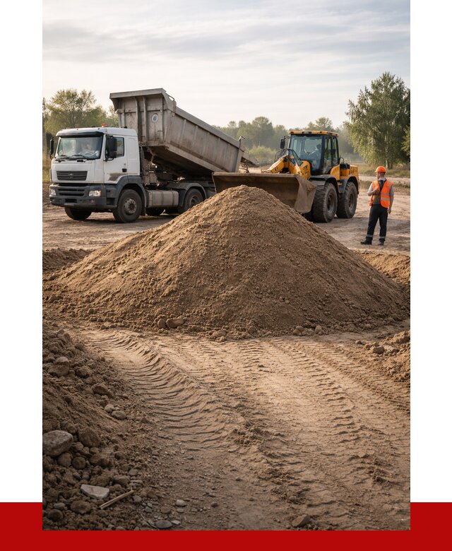 Купить песчаный грунт с доставкой в Белогорске от 4285 р. | ПРОНЕРУДБгк