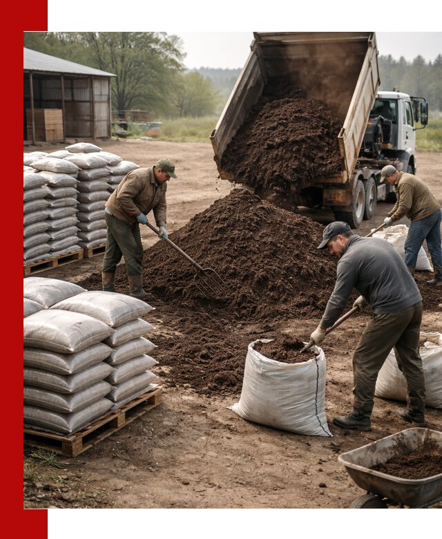 Доставка компоста оптом и в розницу в Белогорске