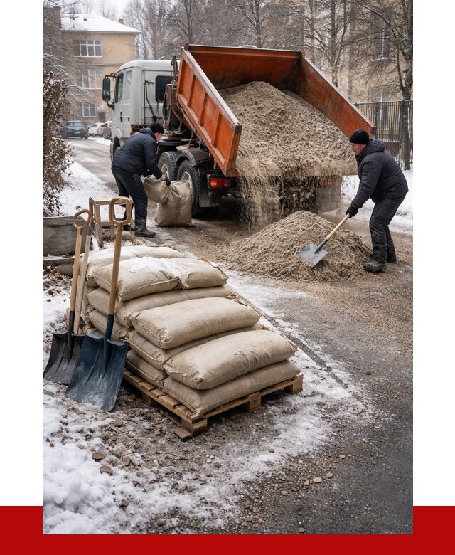 Противогололедные материалы оптом в Белогорске от 4285 р. | ПРОНЕРУДБгк