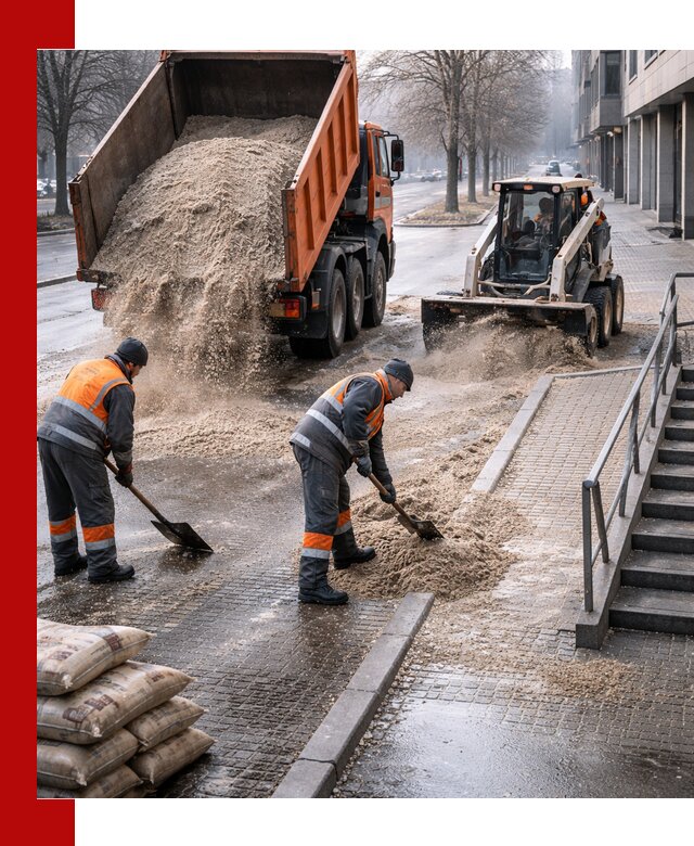Поставка противогололедных материалов в Белогорске