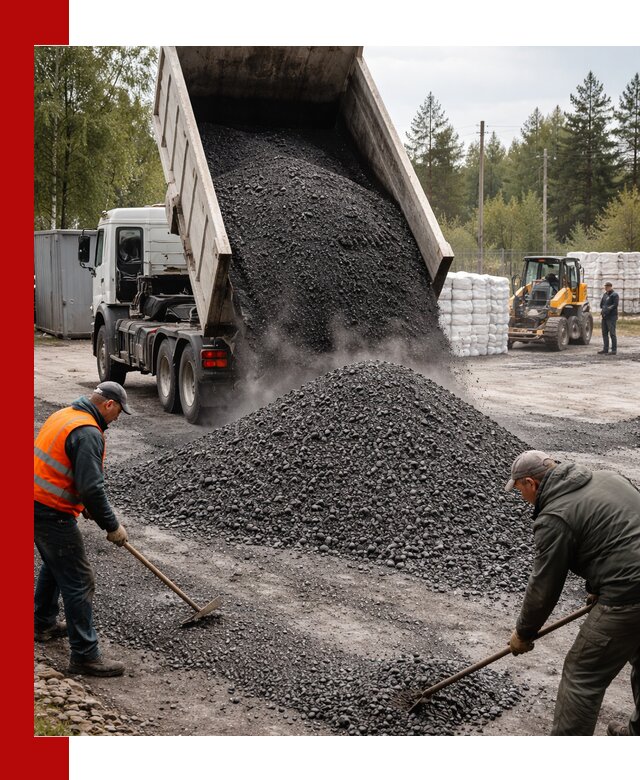 Доставка и продажа асфальтного гранулята в Белогорске