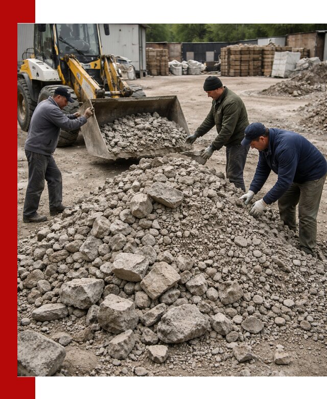 Демонтаж и вывоз бой бетона в Белогорске