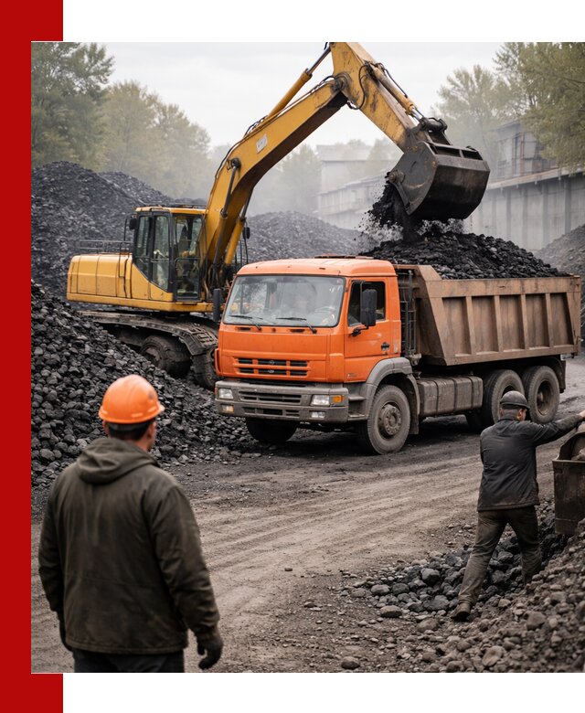 Доставка угля автотранспортом в Белогорске быстро и выгодно