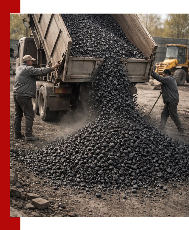 Доставка угля семечка самосвалами в Белогорске