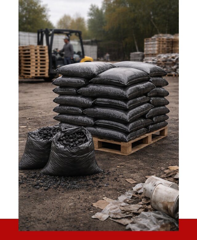 Купить уголь в мешках с доставкой в Белогорске от 7652 р. | ПРОНЕРУДБгк