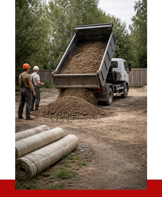 Доставка сыпучих материалов самосвалом в [cvi] от 4285 р. | ПРОНЕРУДБгк