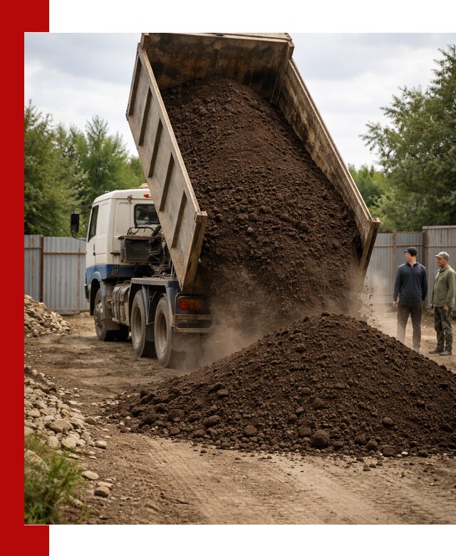 Доставка самосвалом 10 кубов в Белогорске быстро и надёжно