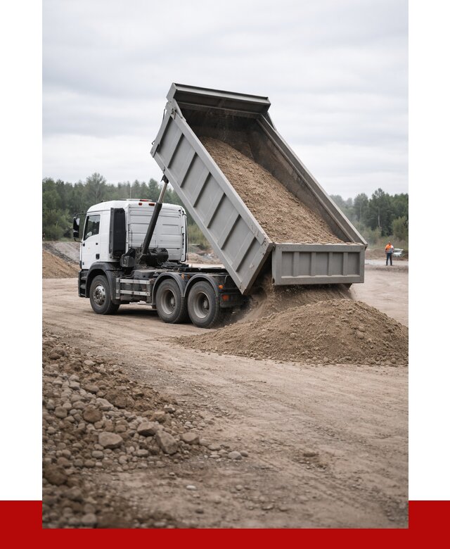 Доставка самосвалом 15 кубов в Белогорске от 6631 руб. | ПРОНЕРУДБгк