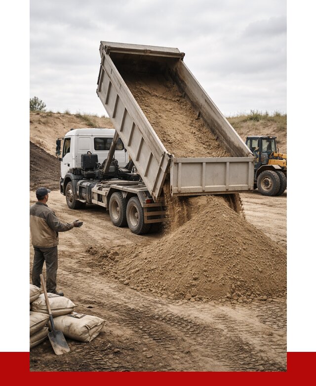 Доставка самосвалом 20 кубов в Белогорске от 7652 р. | ПРОНЕРУДБгк