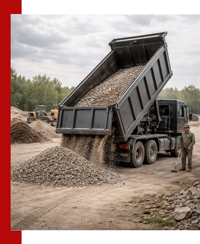 Доставка самосвалом 30 м3 по выгодным ценам в Белогорске