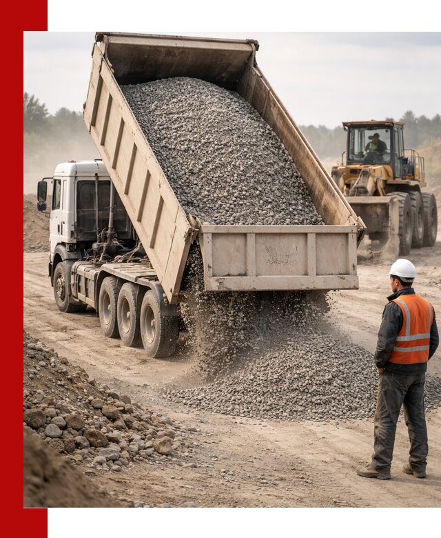 Доставка самосвалом 40 кубов цемента и сыпучих в Белогорске