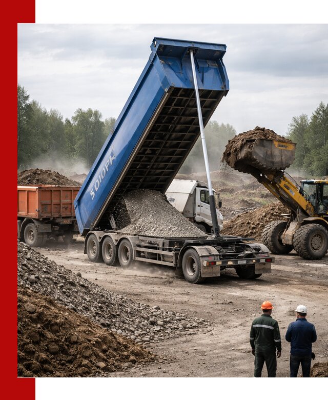 Аренда тонар 40 тонн в Белогорске с доставкой материалов