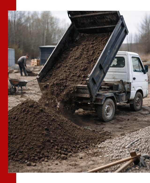 Аренда минисамосвала в Белогорске для доставки сыпучих материалов