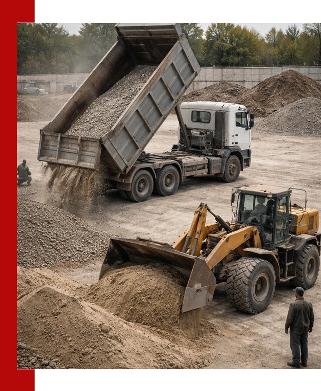 Перевозка сыпучих грузов самосвалами и бортовыми в Белогорске