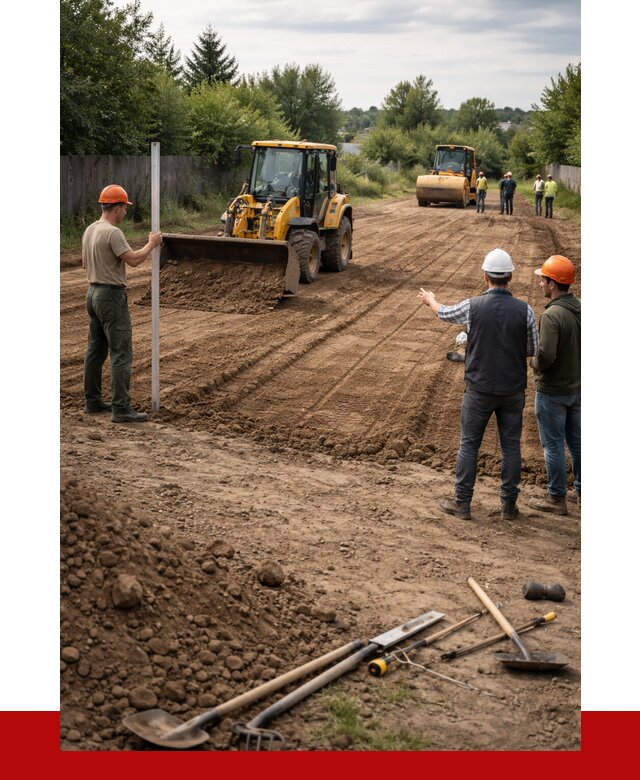 Планировка участка грунтом в Белогорске от 4591 р ПРОНЕРУДБгк