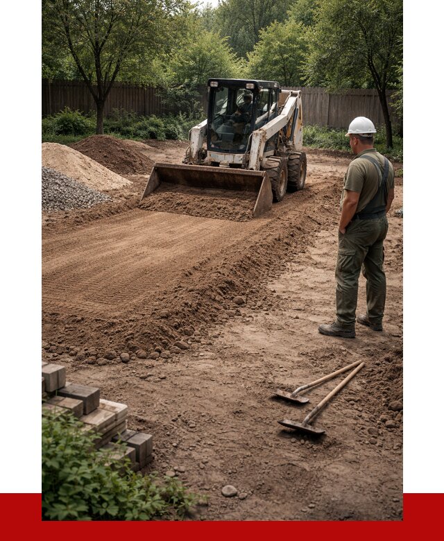 Выравнивание участка под ключ в Белогорске от 3571 р. | ПРОНЕРУДБгк