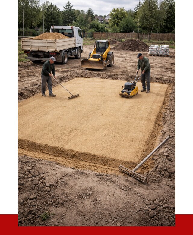 Устройство песчаной подушки в Белогорске от 4591 р. ПРОНЕРУДБгк